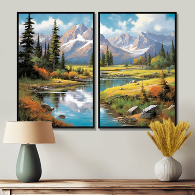 Colorado Mountain Senerity I - art mural vert