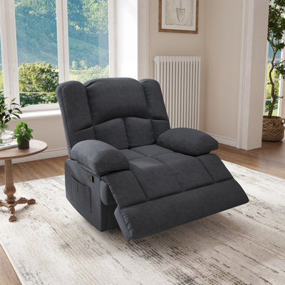 Greta 40.1" Wide Upholstered Recliner