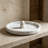 Natural Marble Tray, Polished Stone Vanity Organizer And Decorative Display Tray With Anti-Slip Base For Home Decor