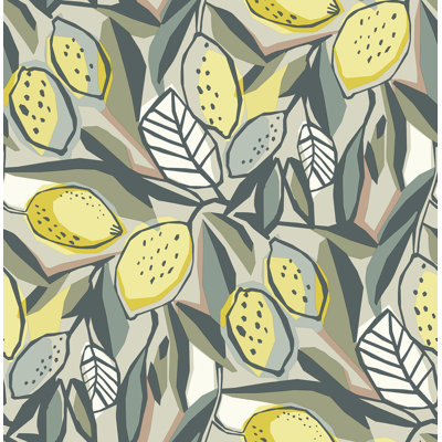 Citronelle Citrus Fruit Luxury Wallpaper