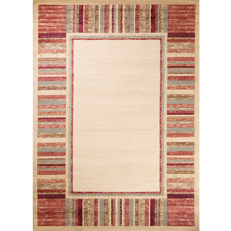 Bitner Geometric Indoor Rug, Rectangle 5'3" x 7'3"