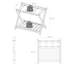 Porte-bagages Casual Home, noyer, bois massif