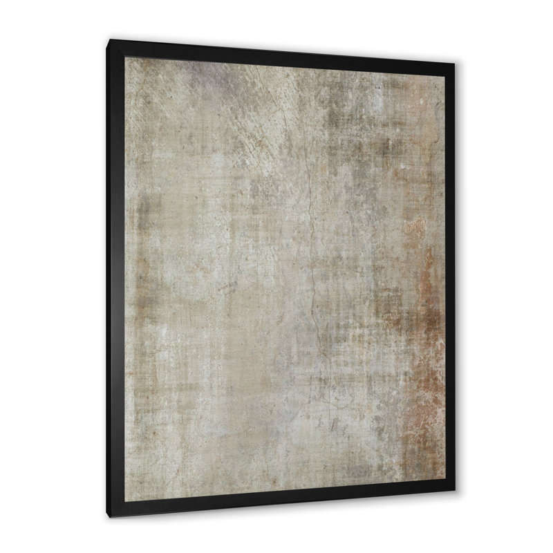 Art moderne gris et bleu II 2FDP47783, H 20 po x l 12 po x P 1 po, Cadre noir