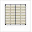 Miroir mural de salle de bain rectangulaire argenté 24 x 32 pouces avec reflet transparent et cadre brossé durable