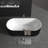 Freestanding Soaking Bathtub – 59 inch Black Elegant Acrylic Bathtub with Chrome Drain for Home Spa Relaxation