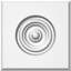Rosette standard Sedgwick Bullseye avec bord biseauté-40411031