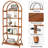70.8" Modern 5-Tier Arched Bookcase