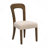 Dining Chairs Set Of 2, Upholstered Kitchen Side Chairs With Fabric Seating Solid Rubber Wood Legs, 330 LBS Weight Capacity-262937376-262937377