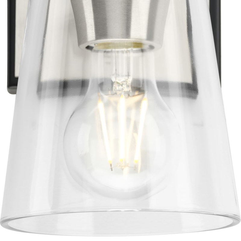 Éclairage pour meuble-lavabo à intensité variable Cassell, Nickel brossé, 1