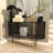 Sykesville Metal Mesh Side Panel 1 Shelf Console Table with Open Centre Storage