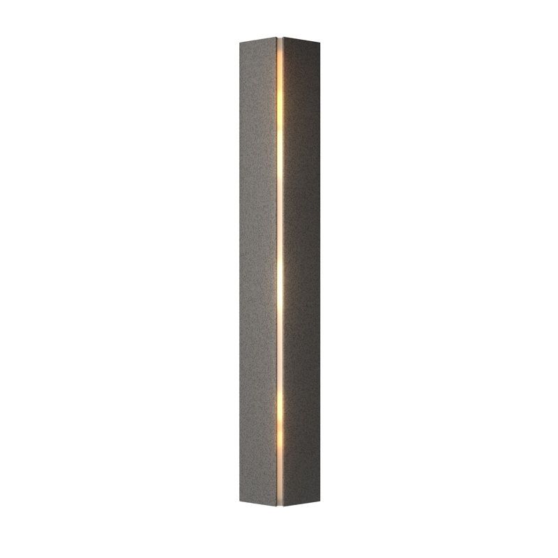 Gallery Dimmable 10.4 Lbs Flush Mount Scone, Bronze, Ivory Art, 7.1" W x 27.25" H x 3.1" D