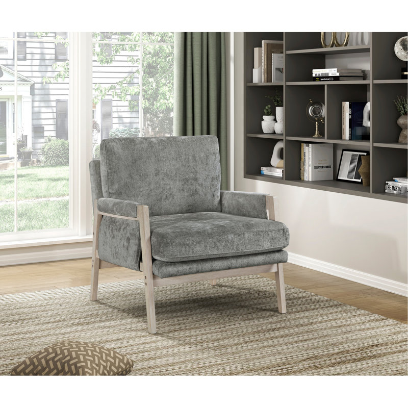 Fauteuil d'appoint Modern, Gris brun