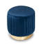 Repose-pieds de cocktail ovale en velours de 40,9 po de large Frew-2082536687