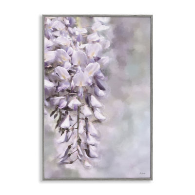«Soft Foxglove Petals», art de la giclée encadrée par Lori Deiter