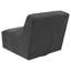 Chaise pivotante rembourrée sans accoudoirs -1636928245