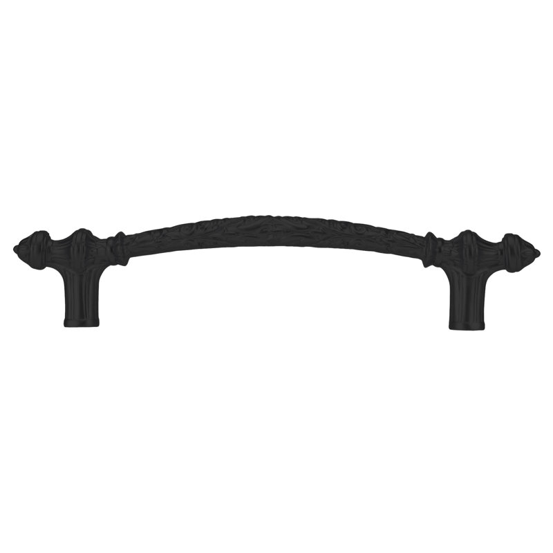 edgar berebi belleview 6 inch center to center pull in matte black plate, Matte Black