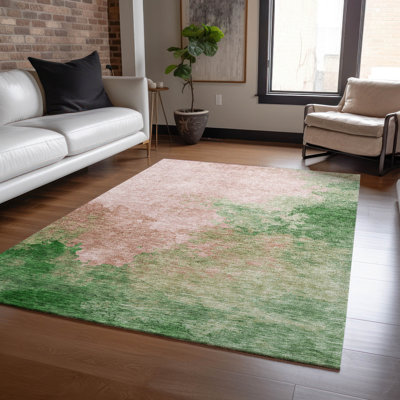 Tapis intérieur / extérieur rose Julian 