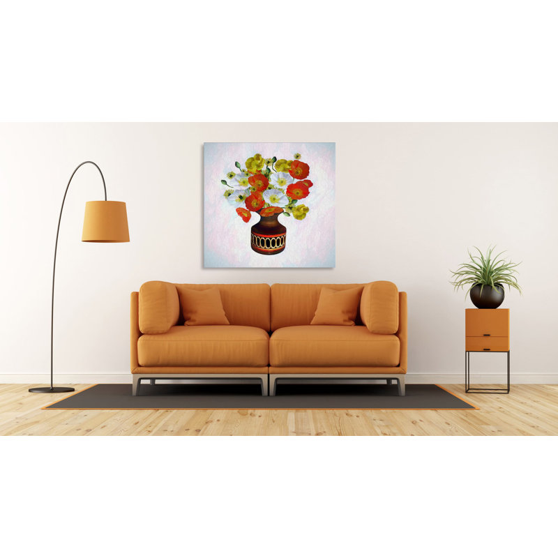 Abdouallah " Garden Bouquet ", 8" H x 8" W x 1.5" D