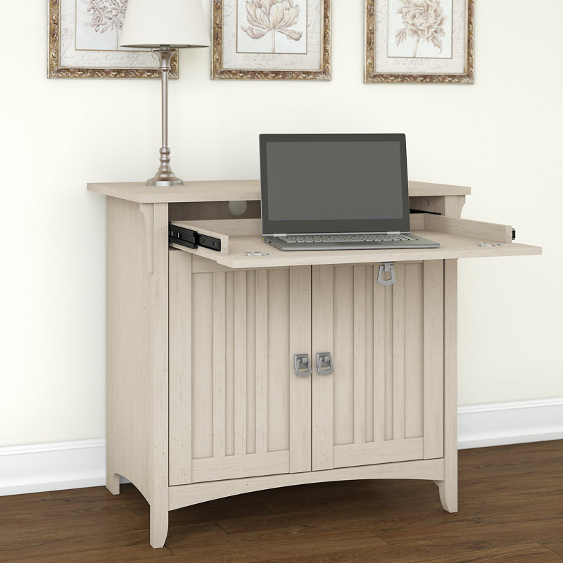 Pernell Secretary Desk, Antique White