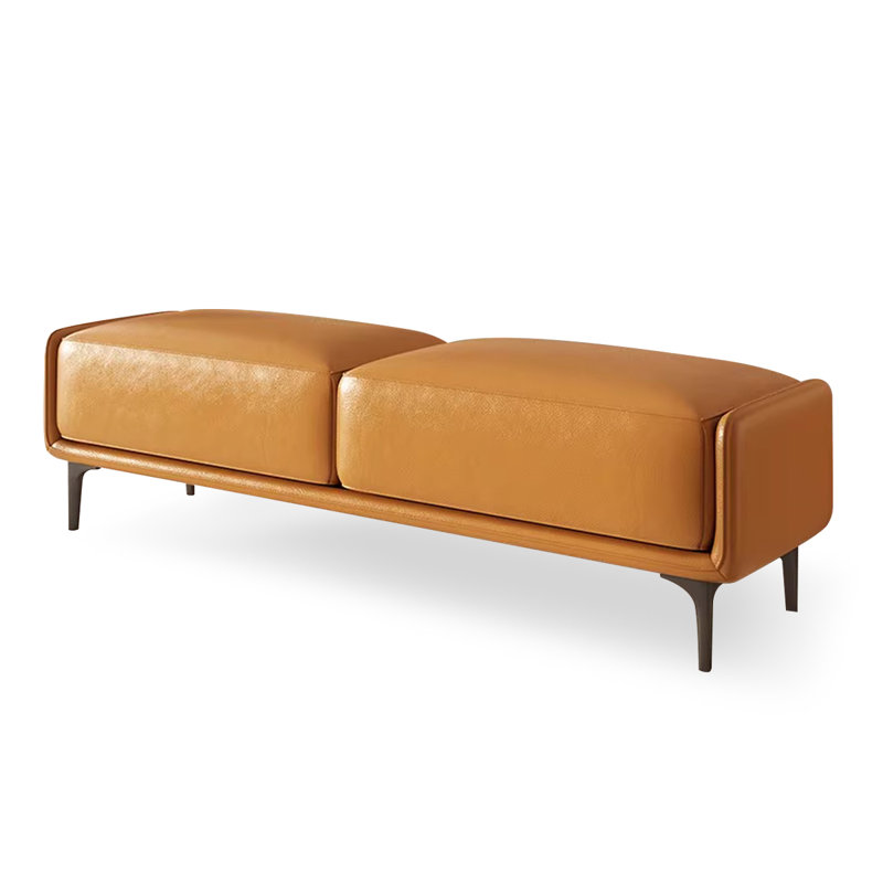 Banc rembourré, Orange