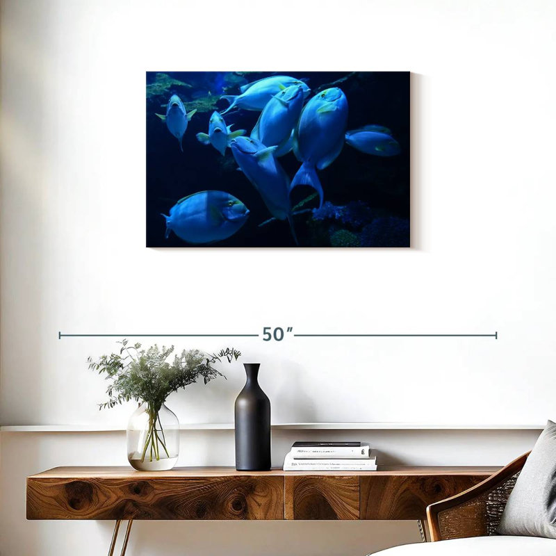 Brampt Underwater Yellowfin Surgeonfish, 20" H x 30" W