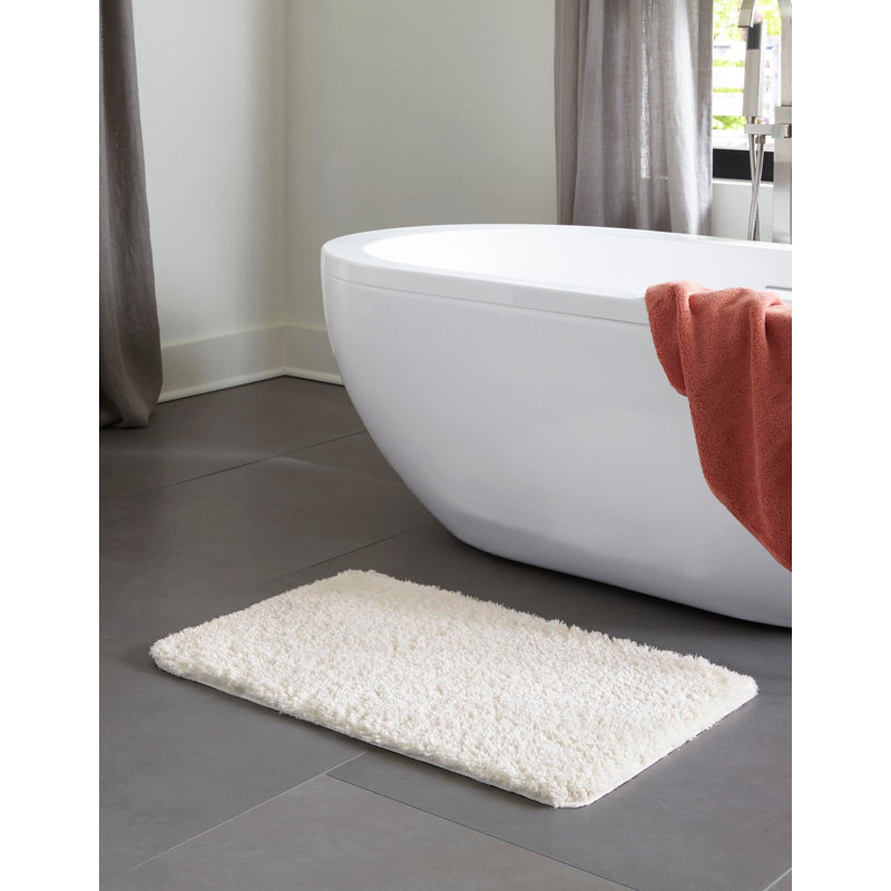Haretina Bath Mat, Porcelain White