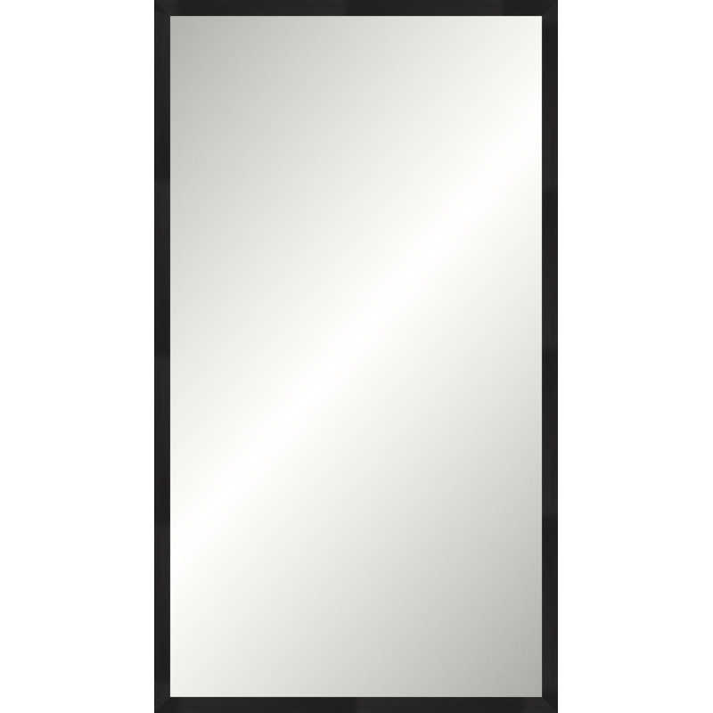 Espresso Gallery Mirror, Short Leaner