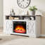 Bavory 70" TV Stand with Fireplace Including