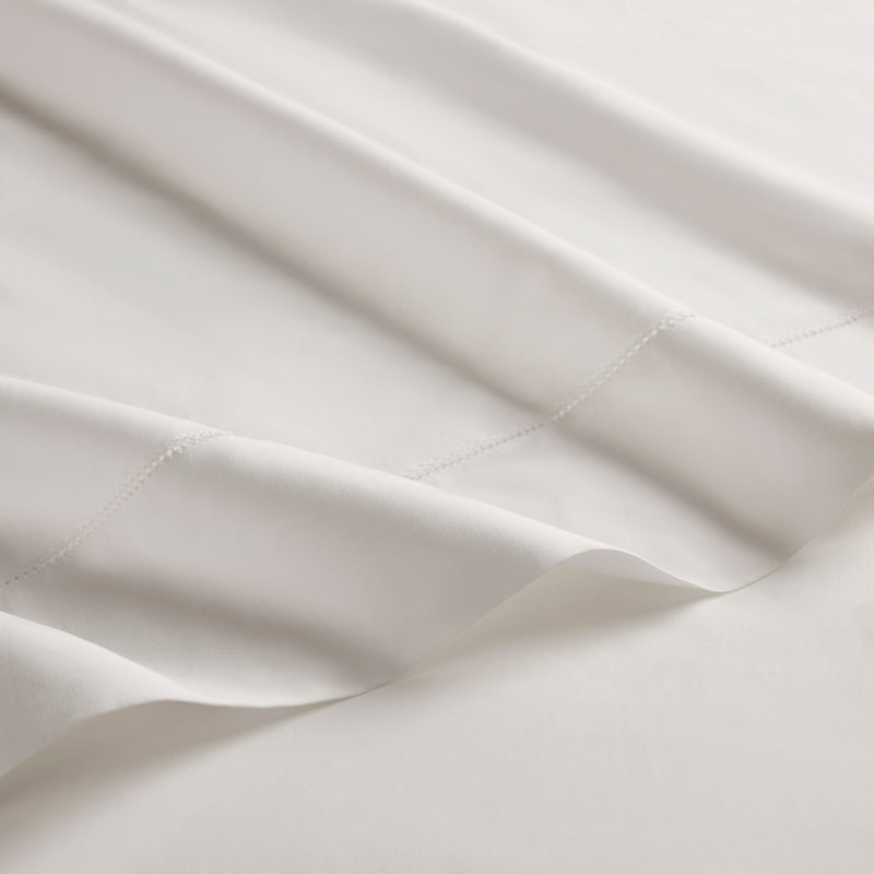 Ensemble de draps en coton, Split King Sheet Set with 2 Pillowcases, White