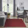 Mullican Sandy Solid Red Easy Care Indoor/Outdoor Area Rug
