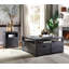Table de bout au fini noir antique
