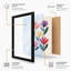 Five Stylized Blooms Botanical - Framed Print-1180547299-1180547302