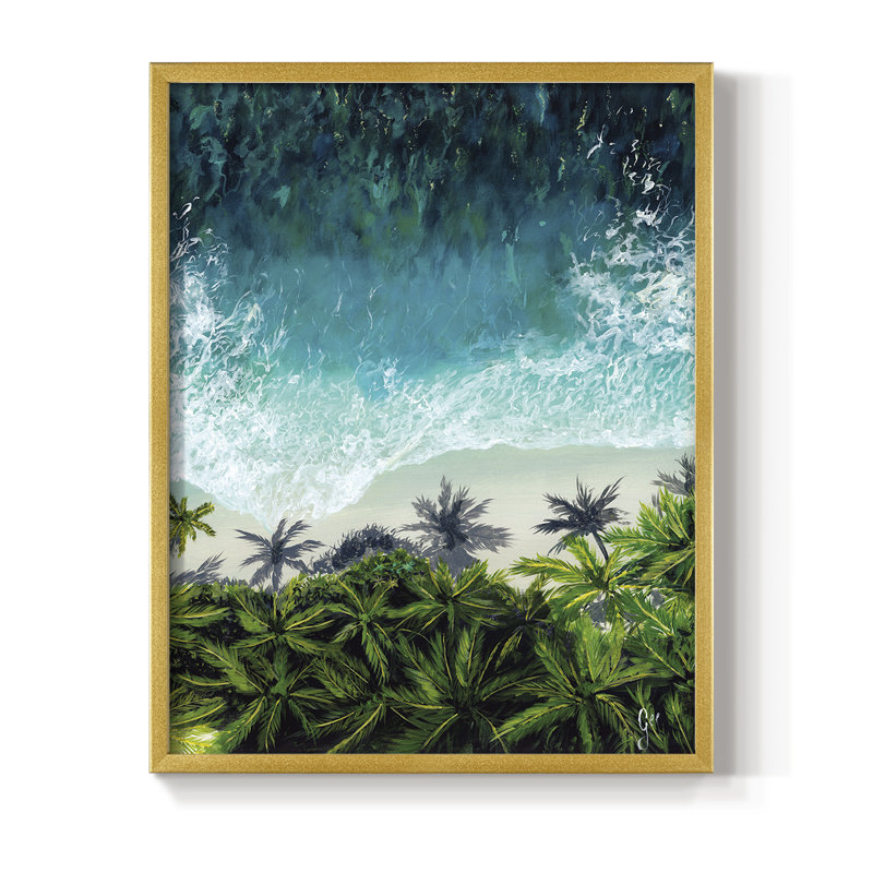 Escapism Framed Print - Solid Wood, 10" H x 8" W