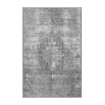 Tapis 100% traditionnel lavable à la machine 3855 Akaylah