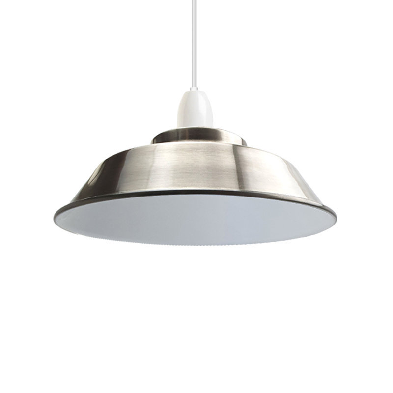 5cm H Metal Bowl Lamp Shade ( Uno ), Chrome