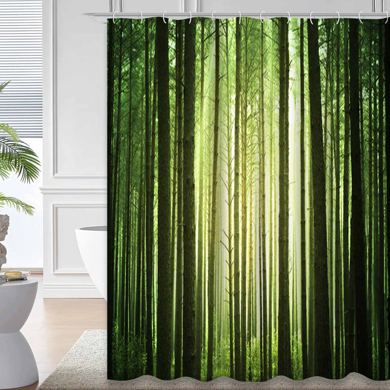 Rideau de douche Mystical Forest, L 72 po x l 72 po