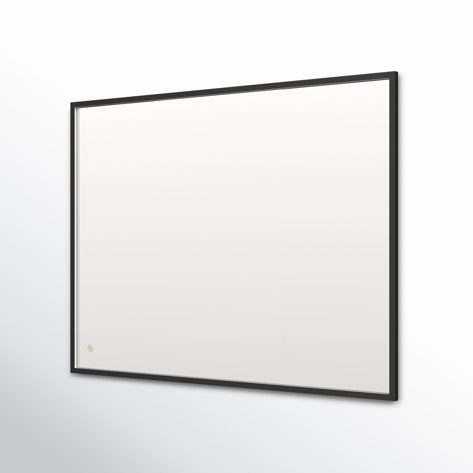 Piche Aluminum Mirror, Black, 36" x 48"