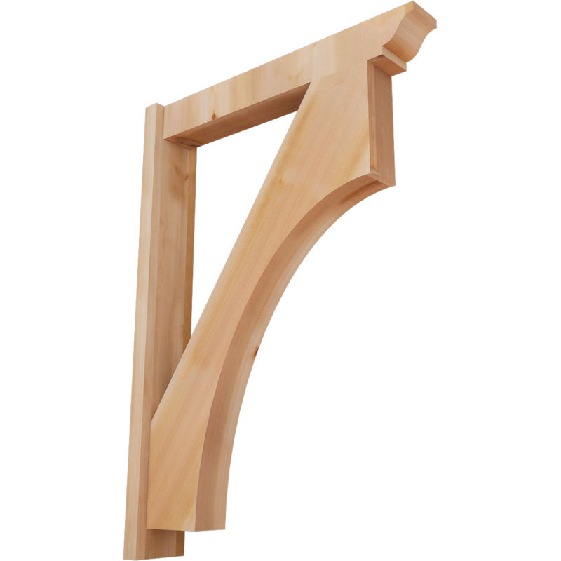 Persienne en bois Westlake, P 30 po x H 42 po, Cèdre rouge de l'Ouest l 5 1/2 po (lisse)