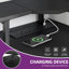 L-Shaped Metal Base Computer Desk with Power Outlet-737119944-737827037