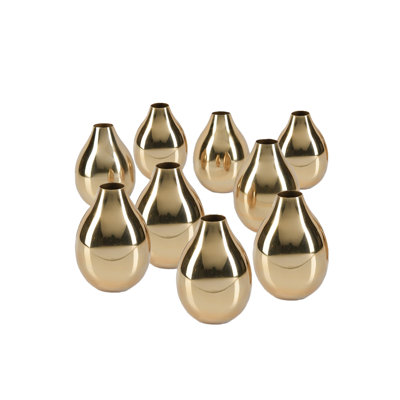 Vase en métal doré Serene Spaces Living 48