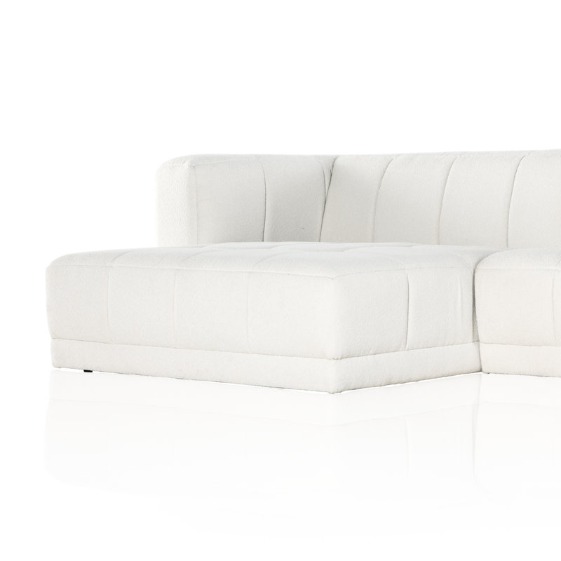 Tavi Chaise Sectional, Fiqa Natural Boucle