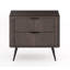 63cm W Metal Bedside Table