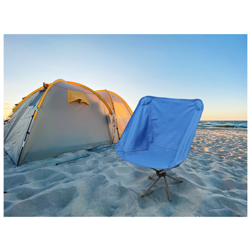 Nohealani Outdoor Folding Chair, Blue