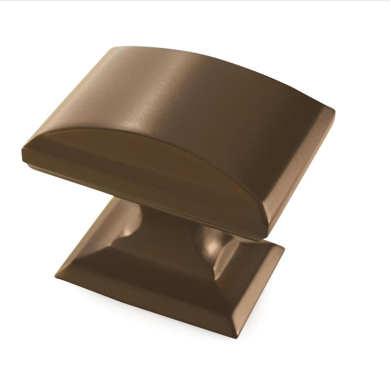 Poignée rectangulaire Candler, Bronze caramel, 1 1/4"