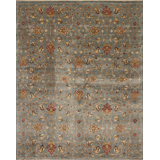 Treasures Hand Woven Wool Floral and Oriental Area Rug