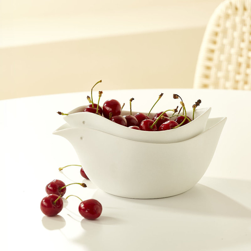 Ensemble de 2 bols en porcelaine Birds Early Bird