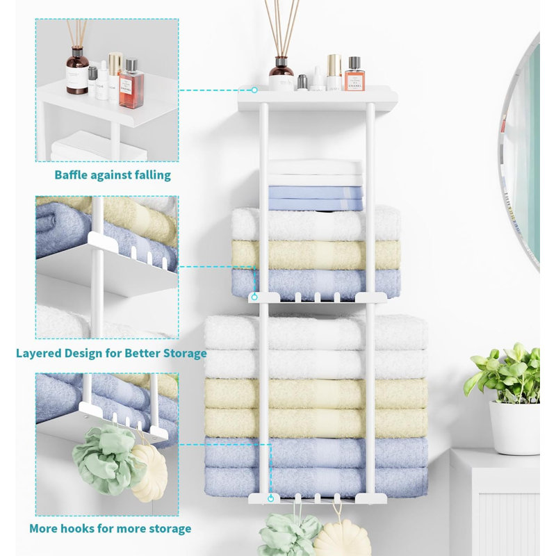 Wall Mounted Required Towel Rack