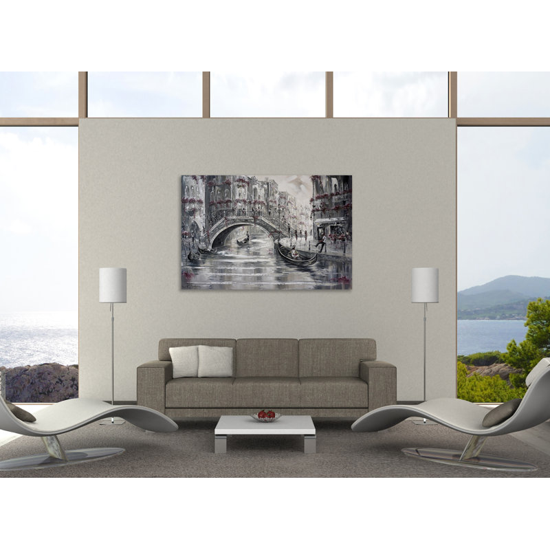 «Venice Charm II» par Isabella Karolewicz - reproduction d'art sur toile, 20 po x 30 p