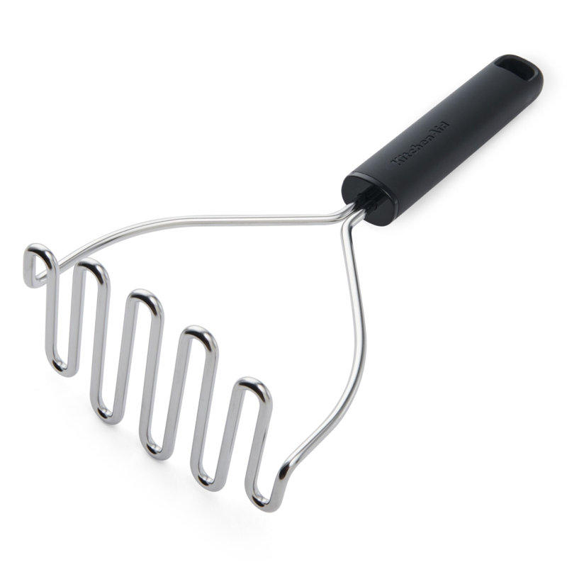 Broyeur de pommes de terre en acier inoxydable KitchenAid®, Black
