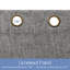 Paire de rideaux occultant avec œillets 100% lin (2 panneaux)-249707189-255946906